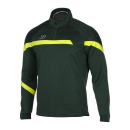 Bluza treningowa Ganador Pro 2.0 M 02364-014 ZielonyCiemny\Limonkowy L