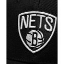 Czapka z daszkiem Mitchell & Ness NBA Brooklyn Nets Team Logo High Crown 6 Panel Classic Red Snapback HHSSINTL102-BNEYYPPPBLCK O