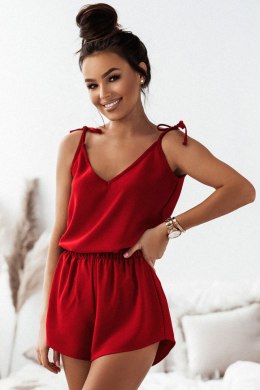Komplet -Walentynkowa piżamka Glen Czerwona - Rozmiar 34