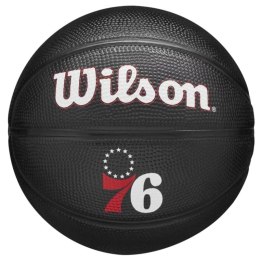 Piłka do koszykówki Wilson Team Tribute Philadelphia 76ers Mini Ball WZ4017611XB 3