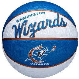 Piłka do koszykówki Wilson Team Retro Washington Wizards Mini Ball WTB3200XBWAS 3