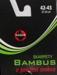 SKARPETY MĘSKIE BAMBUS AG+