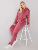 Komplet welurowy plus size Michell